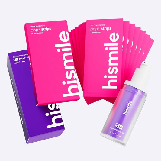 HiSmile Instant Whitening Bundle | Buy V34 & PAP+ Strips Together, GET EXCLUSIVE DISCOUNTS - Dental Dee